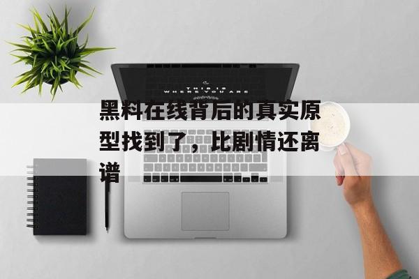 黑料在线背后的真实原型找到了，比剧情还离谱
